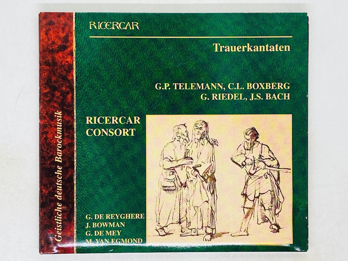 即決CD RICERCAR CONSORT Trauerkantaten Barockmusik バロック RIC224 K06_画像1