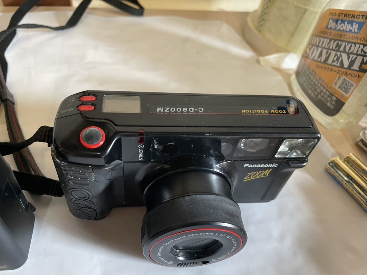 昭和レトロまとめて　パナソニック全自動カメラC-D900ZM fuji tele cardia super_画像4