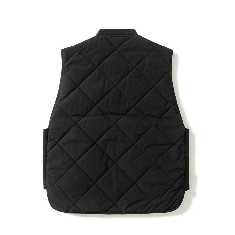 新品 ダイヤモンド キルティング ベスト Diamond Quilted vest ワーク ベスト ブラック（黒）サイズ 2XL_画像2