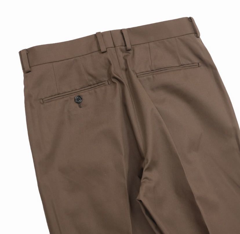 WACKO MARIA T/C PLEATED TROUSERS ダークブラウン Lサイズ WACKO MARIA T/C PLEATED TROUSERS ダークブラウン Lサイズ