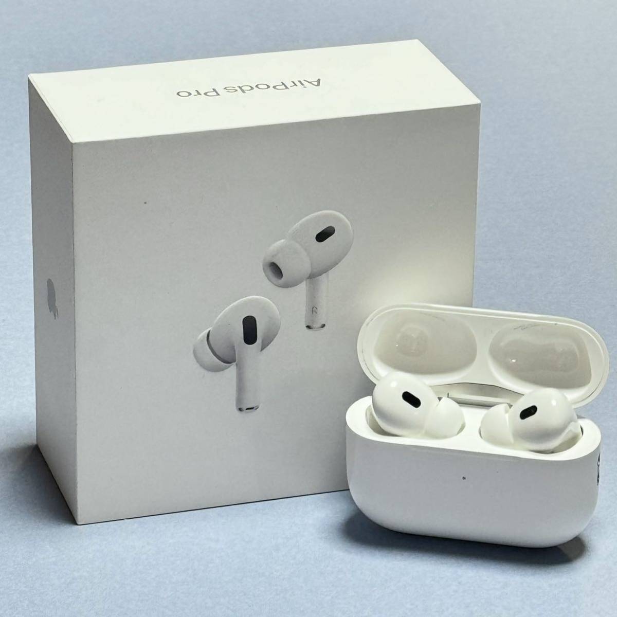 10/16購入 AppleCare+加入済 AirPods Pro 2 第2世代 USB-Cコネクタ MagSafe対応充電ケース付き 美品 ♪ アップル エアーポッズプロ エアポ_画像1