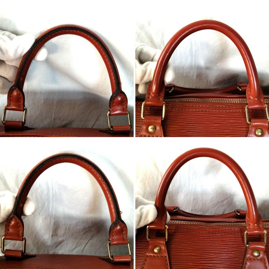 送料無料 Louis Vuitton ルイヴィトン 南京錠付 エピ ボストンバッグ