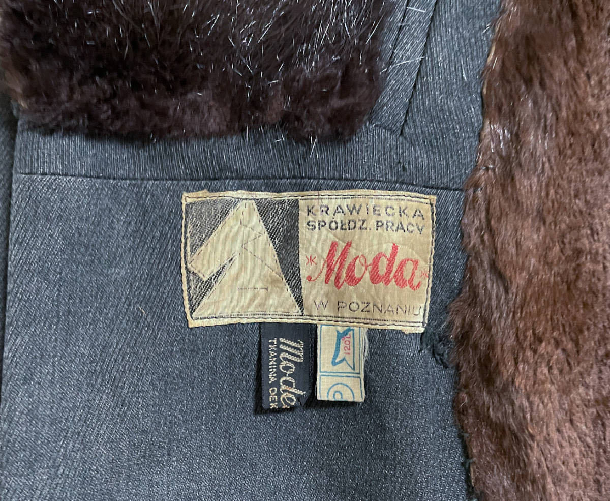 60s 70s евро Vintage Польша производства натуральный мех мутон боа пальто шерсть дыра Tomica bar ma машина n low ten пальто 