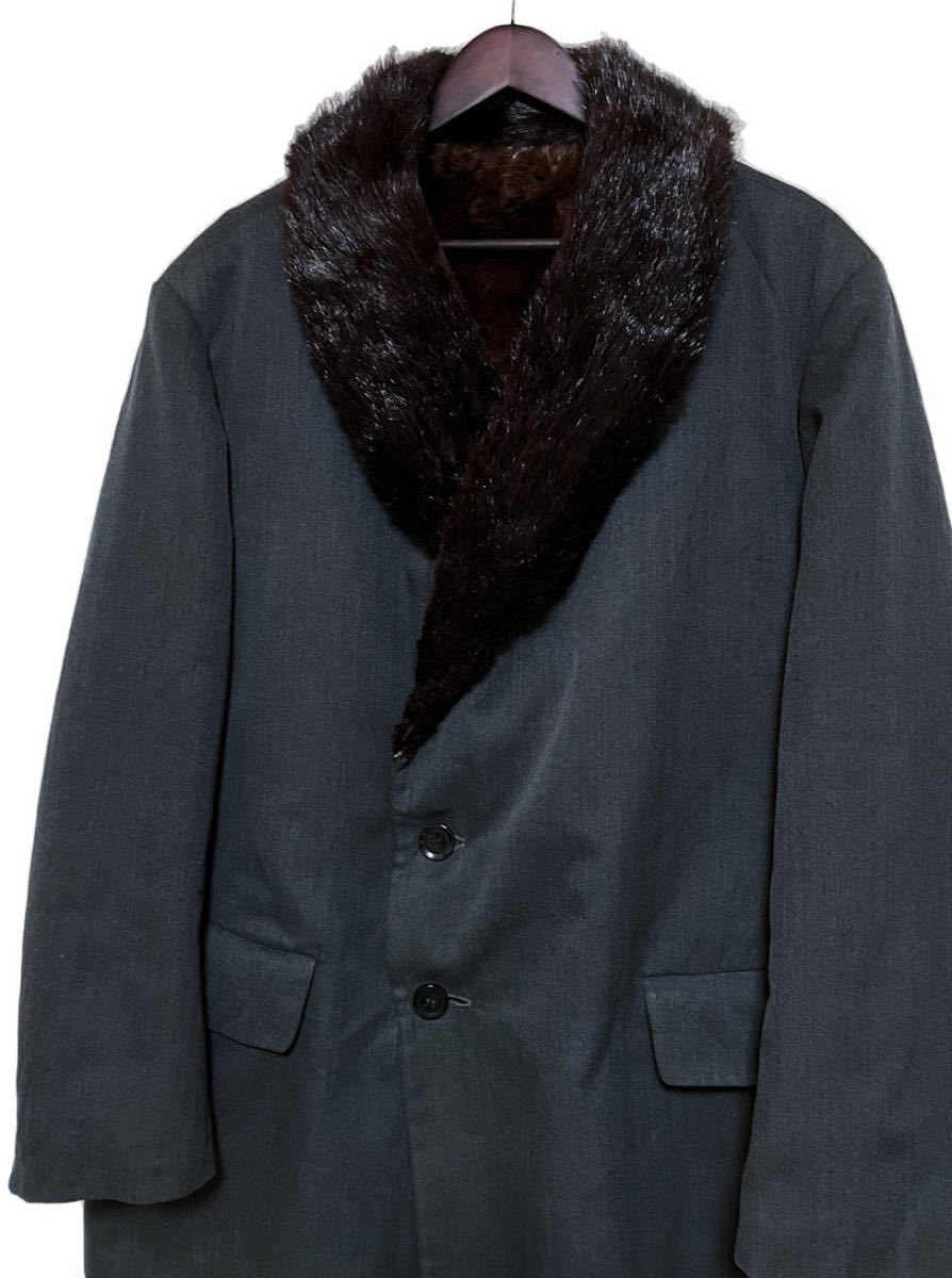 60s 70s евро Vintage Польша производства натуральный мех мутон боа пальто шерсть дыра Tomica bar ma машина n low ten пальто 