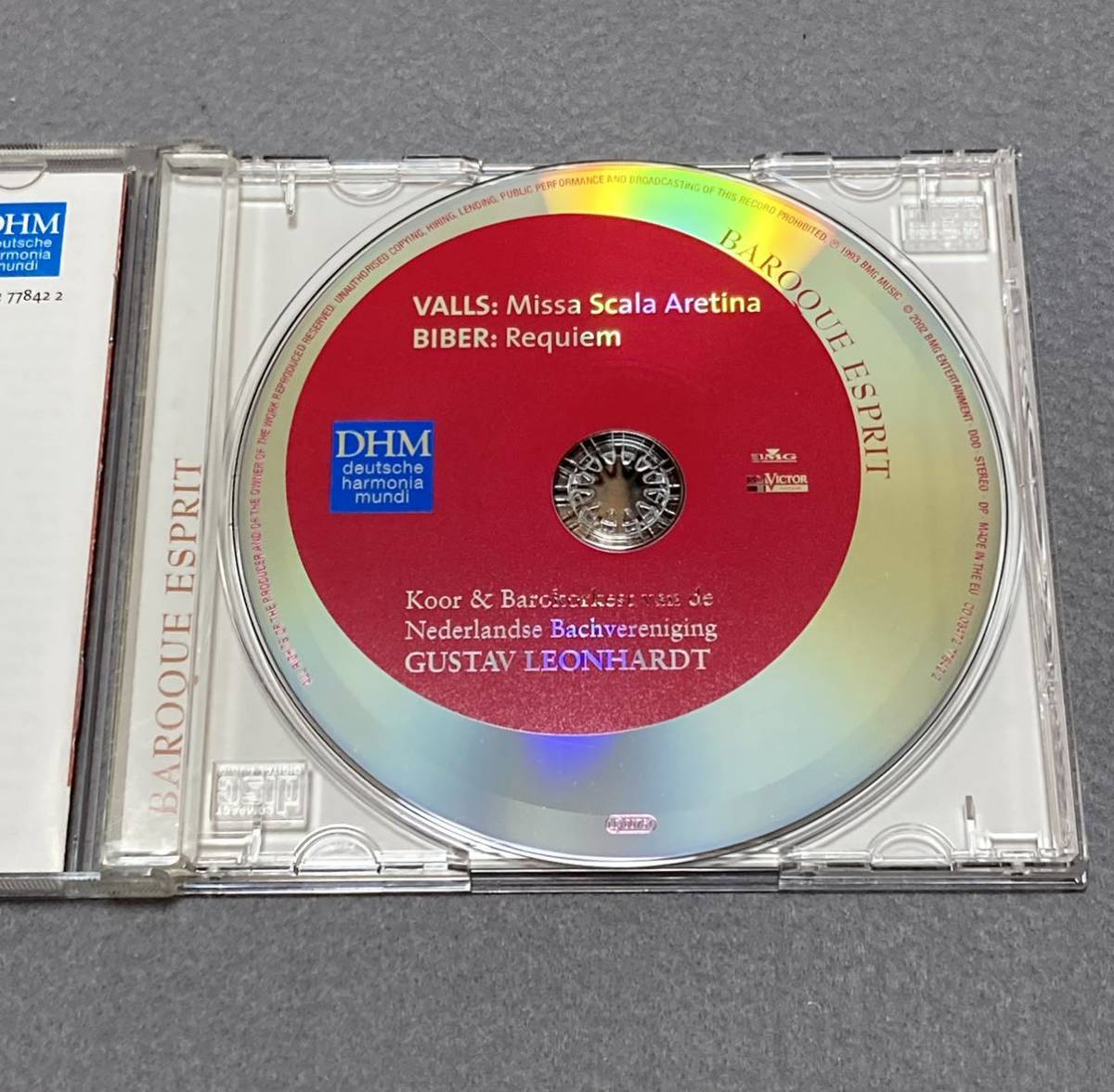CD/ ヴァルス：アレティヌスの音階によるミサ曲、ビーバー：レクイエム / レオンハルト&オランダ・バッハ協会バロック管_画像3