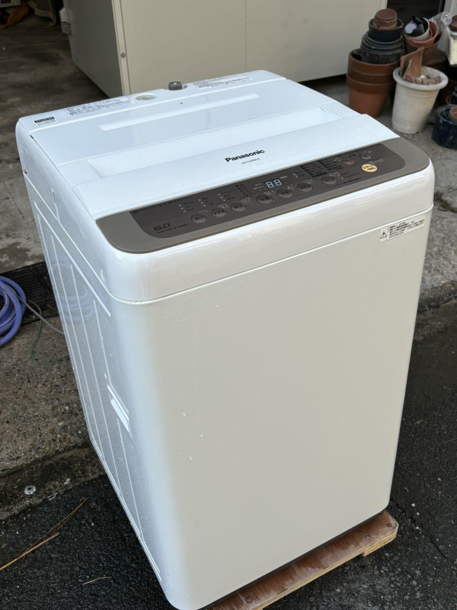 Panasonic 全自動洗濯機 NA-F60PB10 動作確認済み　京都市山科区発〜_画像1