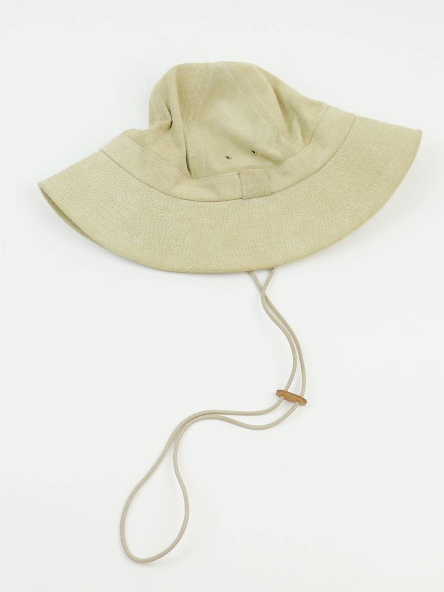 Hender Scheme エンダースキーマ FIELD HAT 撥水加工ピッグスエード バケットハット フィールドハットF サンドベージュ ユニセックス