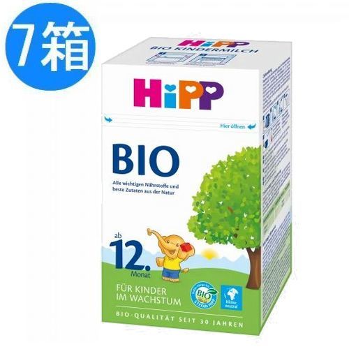 HiPP ヒップ BIO オーガニック 粉ミルク 幼児用 12ヶ月～ 600g x 7個セット_画像1