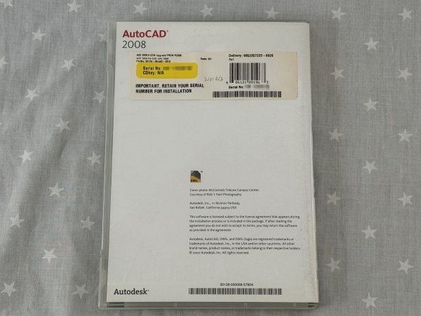 Autodesk AutoCAD 2008 商用版 2台までライセンス認証可能 Win10/11対応 LTユースにも必見 クラシックインターフェース完全対応 保証対応 4_画像3