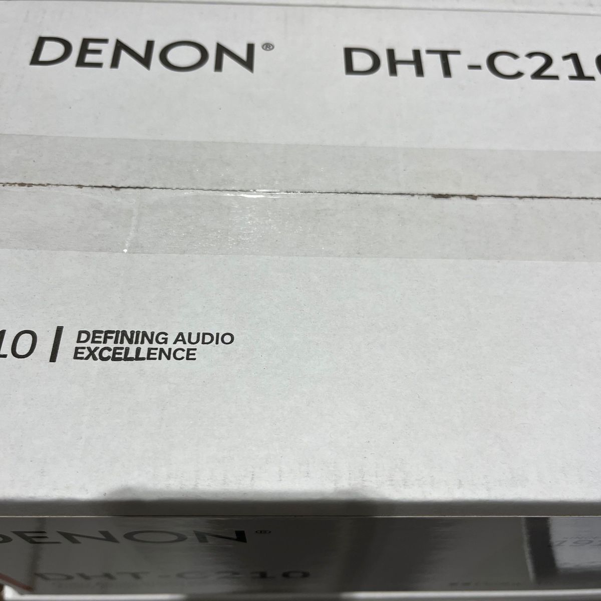 新品未開封　DENON デノン デュアルサブウーハー内蔵サウンドバー DHT-C210K