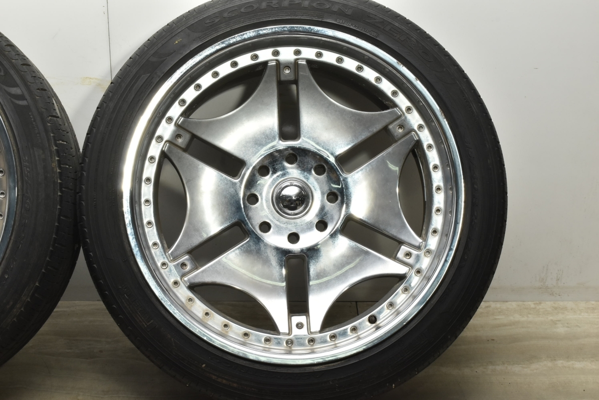 【大口径 25インチ】ジオバンナ ブラッグ 25in 12J +10 PCD165.1 ピレリ スコーピオンゼロ 315/40R25 ハマー H2 Giovanna BRAGG HUMMER_画像6