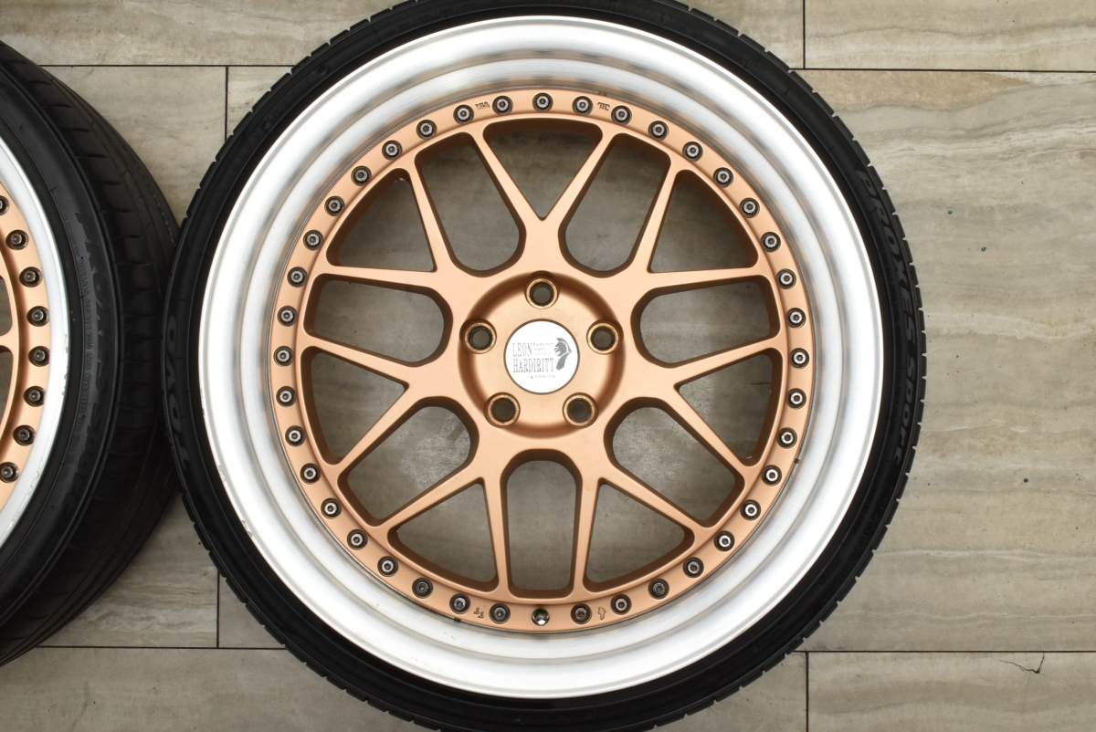 【希少 深リム】レオンハルト ゲミュート 20in 9J+31 9.5J+37 PCD112 トーヨー プロクセススポーツ 245/30R20 VW シロッコ ザ・ビートル_画像4