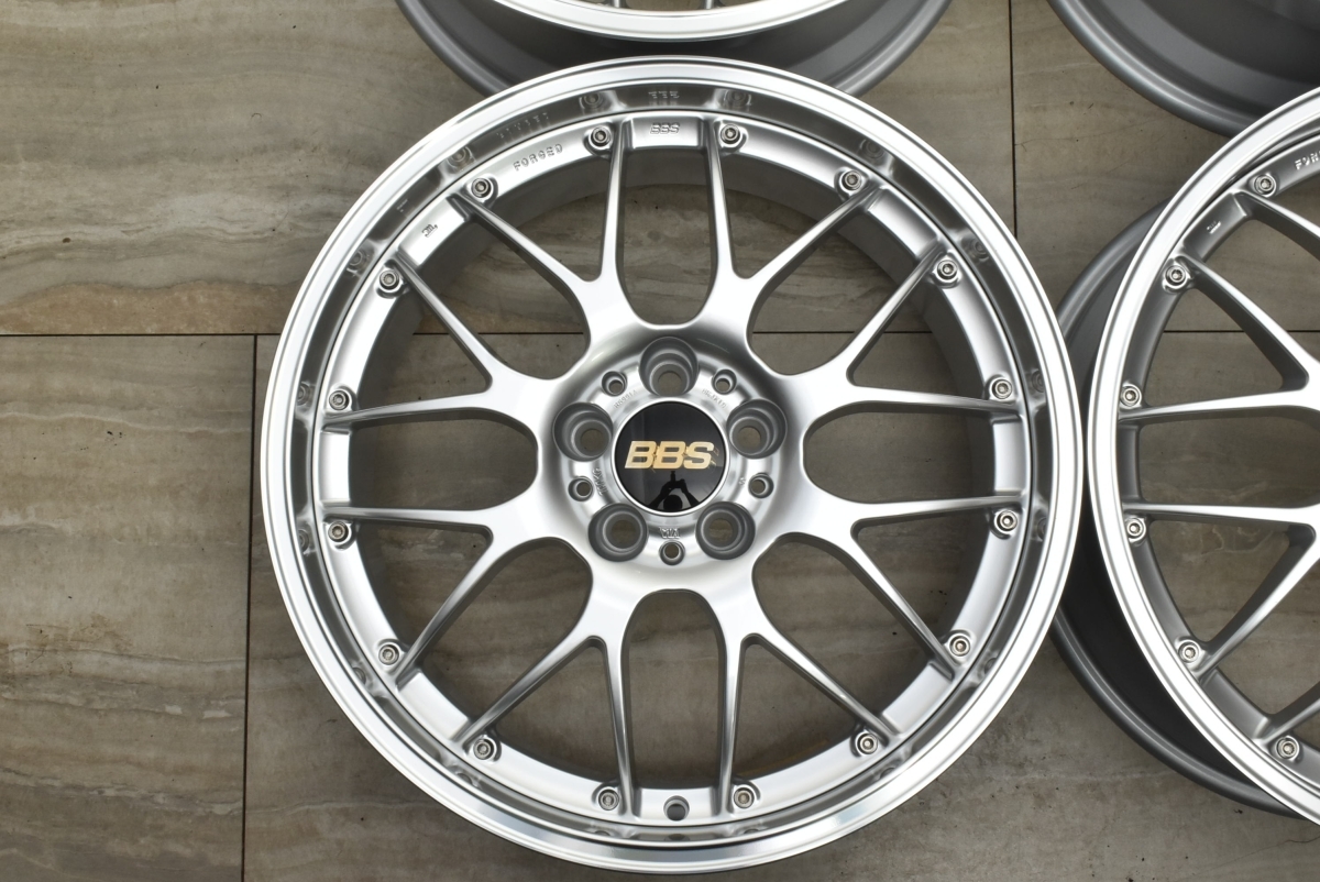 【未使用 鍛造品】BBS RS-GT 19in 8.5J +30 9.5J +38 PCD112 4本セット RS991A RS924A BMW G30 5シリーズ G20 3シリーズ G22 4シリーズ_画像3