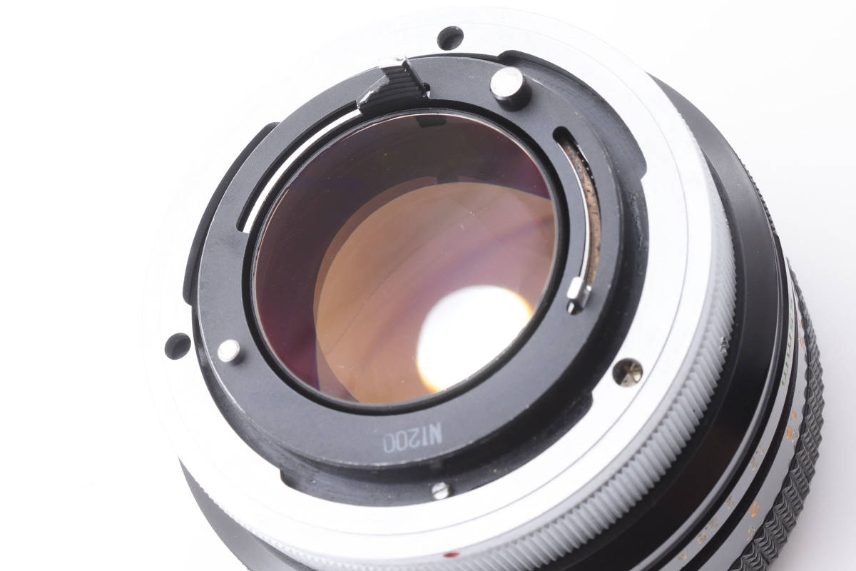 美品級★レア［O］マーク！Canon キヤノン FD 55mm F/1.2 S.S.C. SSC Lens キヤノンマニュアルフォーカス 単焦点 大口径 レンズ_画像9