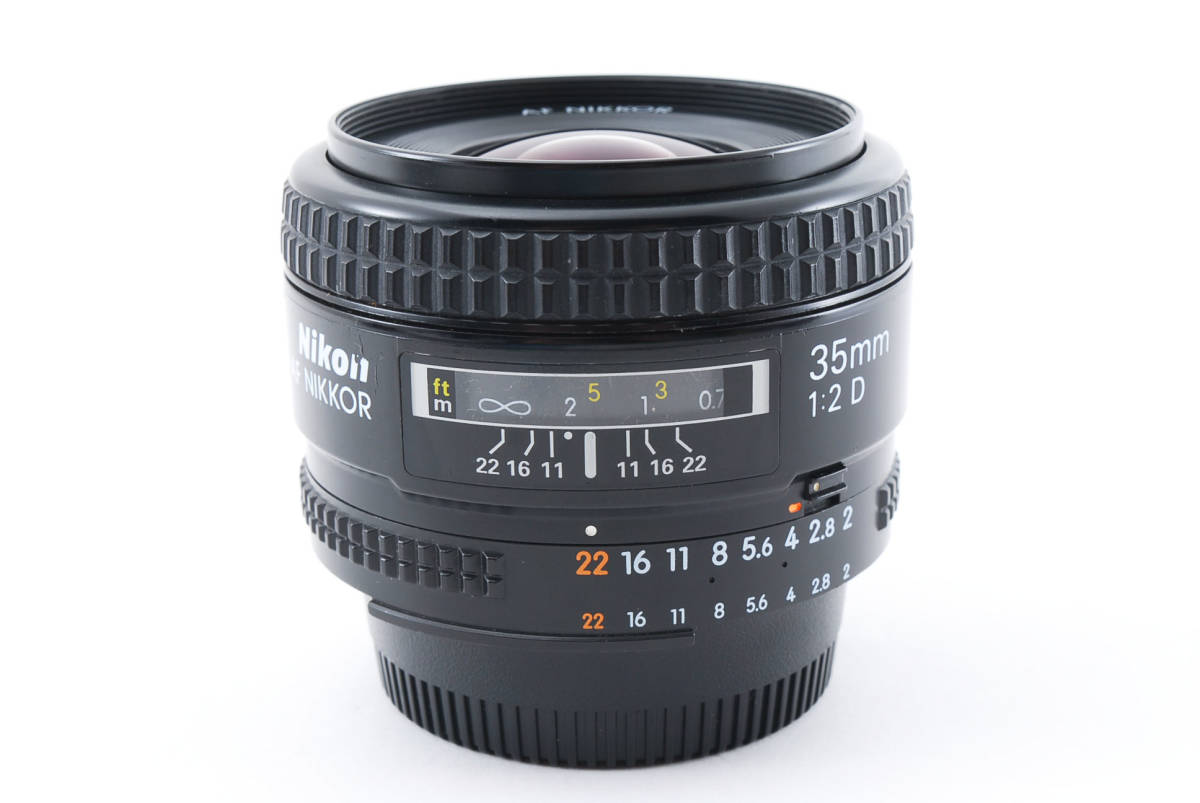 ★Top condition 美級品★ ニコン NIKON AF NIKKOR 35mm F2 D 広角単焦点レンズ オートフォーカス_画像8