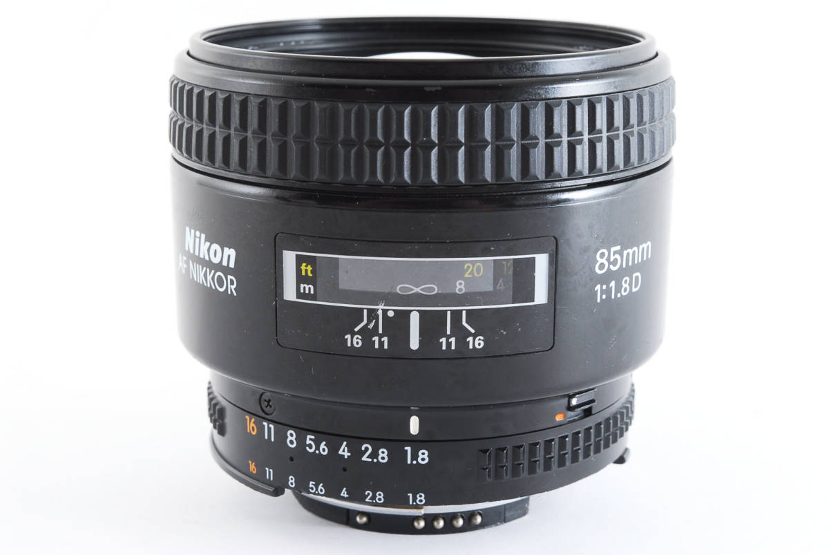 ★Top condition 美級品★ Nikon ニコン NIKKOR AF 85mm F1.8 D 単焦点レンズ_画像8