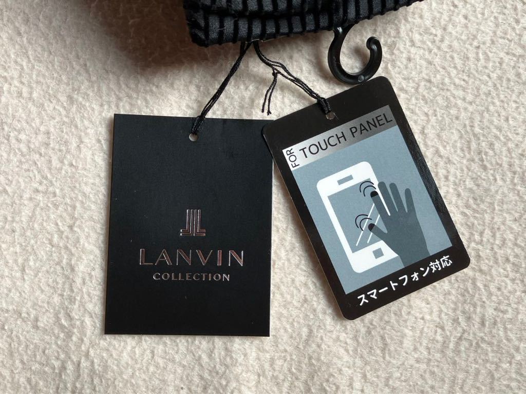 ★新品★ LANVIN ランバン 小さなリボン付　カシミヤ混 スマホ対応 レディース 手袋 くすみピンク系_画像5