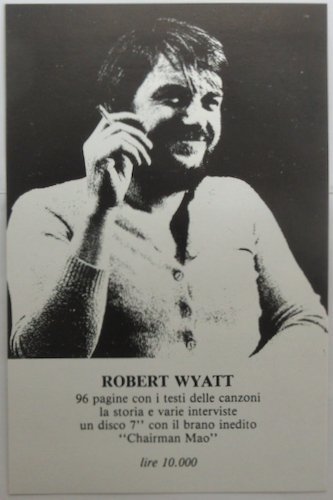 ROBERT WYATT / CHAIRMAN MAO / SCONC.002 イタリア盤 レッド・カラーレコード！ブックレット、ポストカード付き［ロバート・ワイアット］_画像5