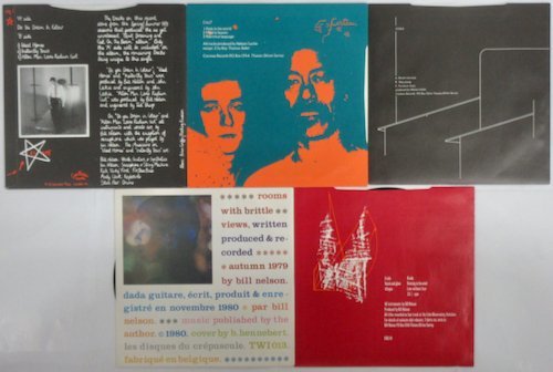 BILL NELSON / PERMANENT FLAME / JEAN 1 UK盤 シングル・レコード5枚組BOXセット！ピンバッジ付き！［ビル・ネルソン］_画像4