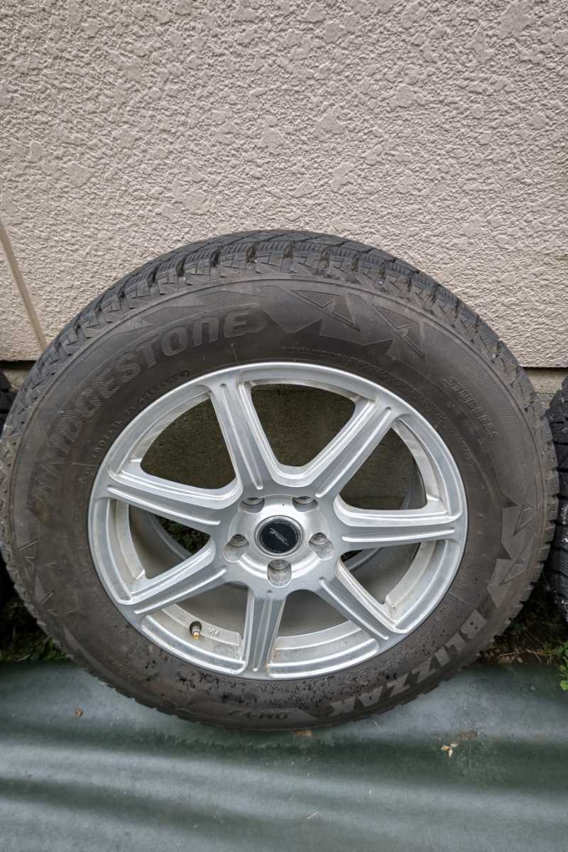 ★ブリヂストン ブリザック DMV2 225/65R17 TOPRUN 17インチ7.0J 5H114.3+45 2014年製 直接引取可能_画像3