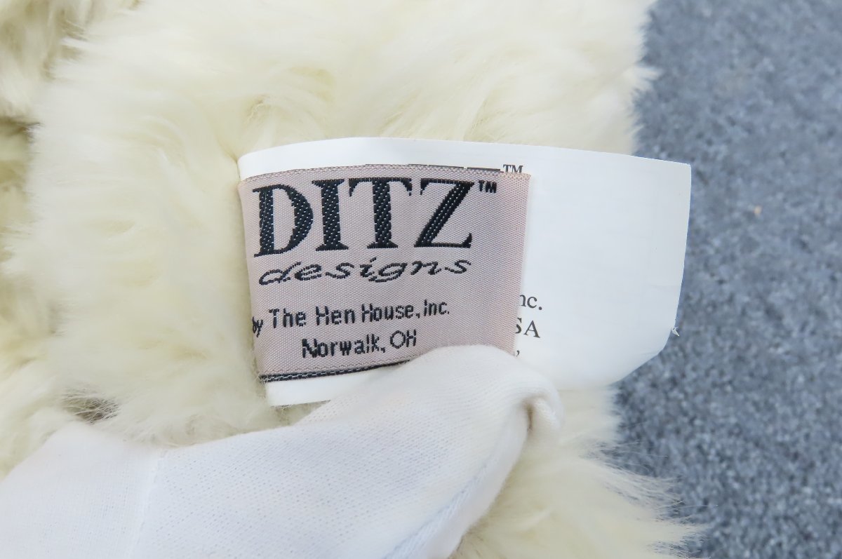 DITZ/ディッツ ポーラーベア 全長：約70cm designed Animals シロクマ 白熊 しろくま ぬいぐるみ 人形の画像10