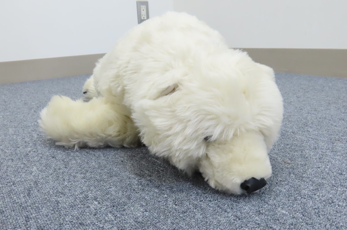 DITZ/ディッツ ポーラーベア 全長：約70cm designed Animals シロクマ 白熊 しろくま ぬいぐるみ 人形の画像3