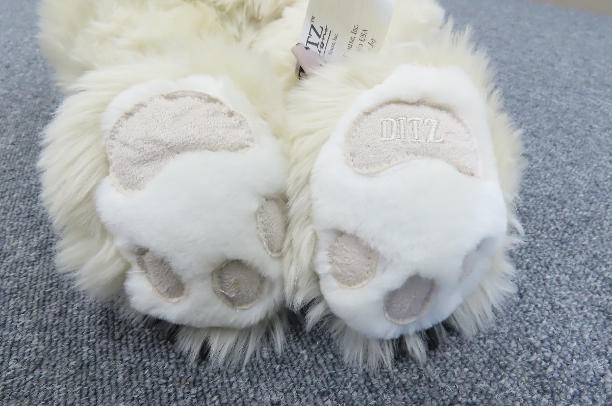 DITZ/ディッツ ポーラーベア 全長：約70cm designed Animals シロクマ 白熊 しろくま ぬいぐるみ 人形の画像9