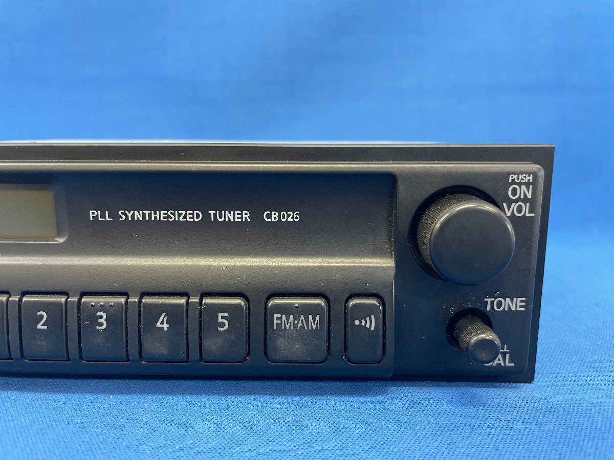 PLL SYNTHESIZED TUNER / CB026 ラジオ デッキ チューナー オーディオ AM FM RC-9412V 現状品 日産 アトラス_画像3