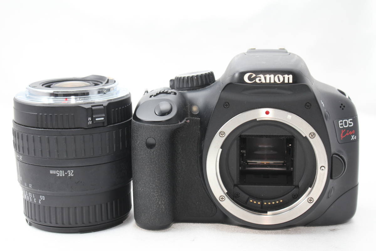 ★ Canon EOS Kiss X4 ★ SIGMA 28-105mm F4-5.6 UC-II ★ 20231129 動作未確認 ジャンク品_画像4