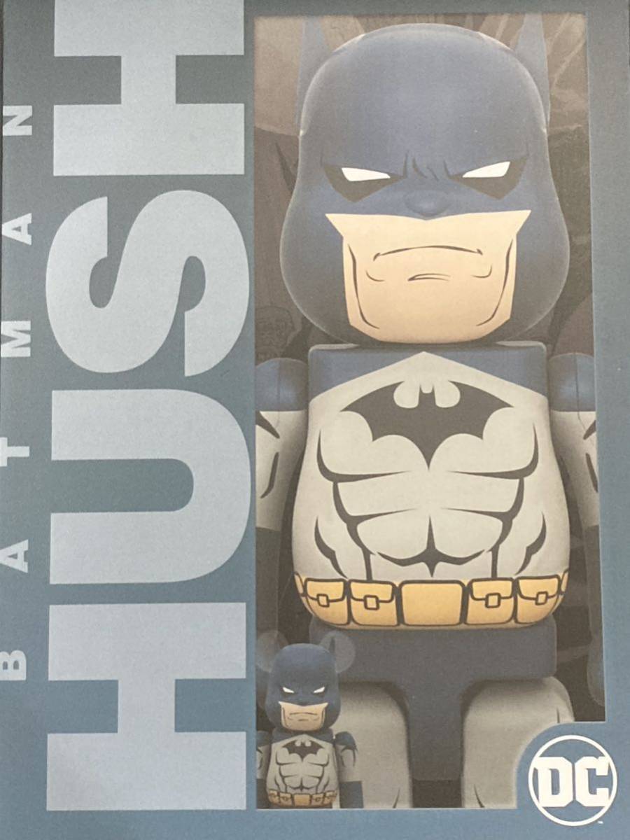 BE@RBRICK BATMAN (BATMAN: HUSH Ver.) 100％ & 400％ ベアブリック バットマン_画像1