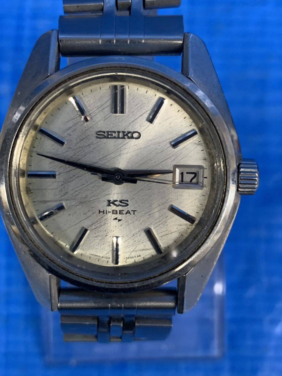 NO.11145.520.. SEIKO セイコー 腕時計 KS 4502-7000 不動品 動作未確認 現状ジャンク品 _画像2