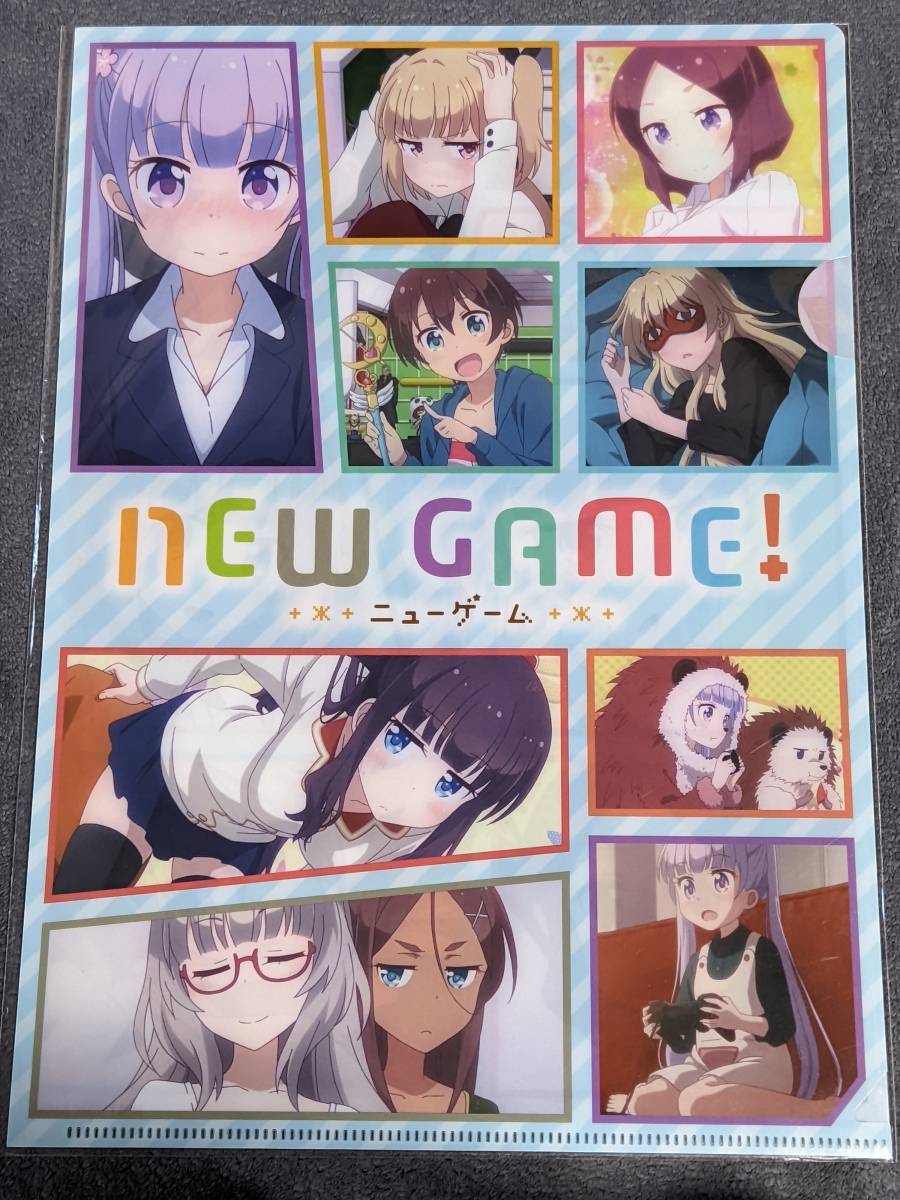 ☆クリアファイル☆ NEW GAME!　特典 非売品クリアファイル　 涼風青葉　滝本ひふみ /R61_画像1