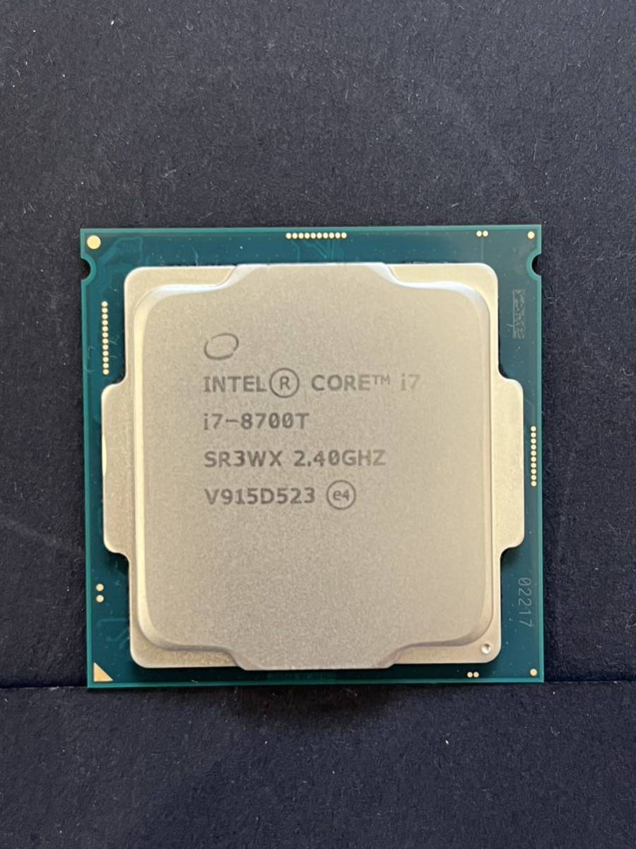 美品Intel Core i7-8700T windows10動作確認済み