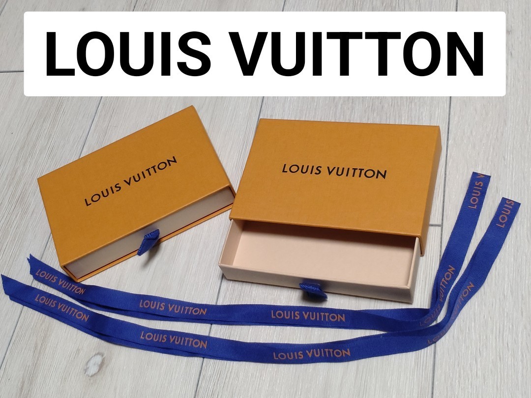 ルイヴィトンの空箱とリボン　LOUIS VUITTON_画像1