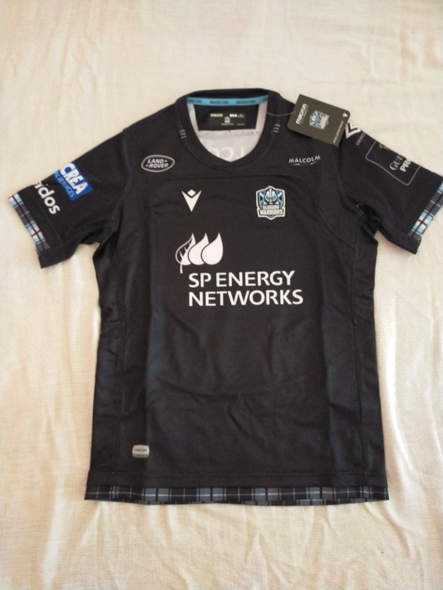 146-158cm GLASGOW WARRIORS of スコットランド ラグビージャージ 必見RTW297_画像1