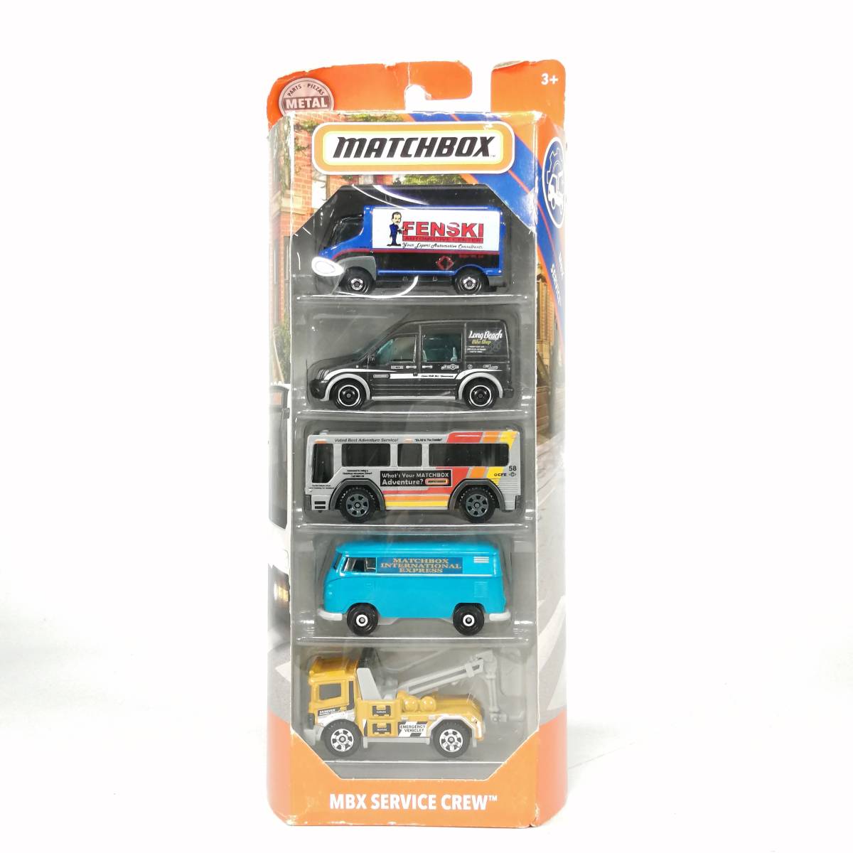 未開封 MATCHBOX MBX SERVISE CREW 5 pack ミニカー 車 マッチボックス _画像1