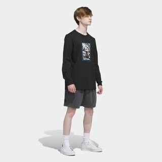 adidas アディダス シュムーフォイル マークゴンザレス 長袖Ｔシャツ コットン ブラック 2XL◆新品未使用タグ付正規品◆