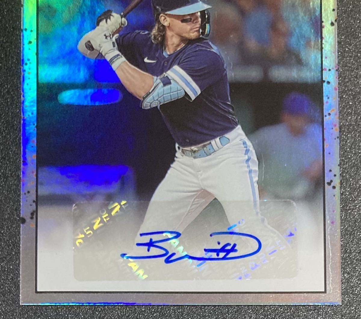 2023 Panini Donruss Bobby Witt Jr. ボビー・ウィット・ジュニア 直筆サインカード　MLB Auto_画像4