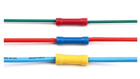 接続コネクター端子 絶縁圧着端子セット スプライスキット 絶縁キャップ　PVC