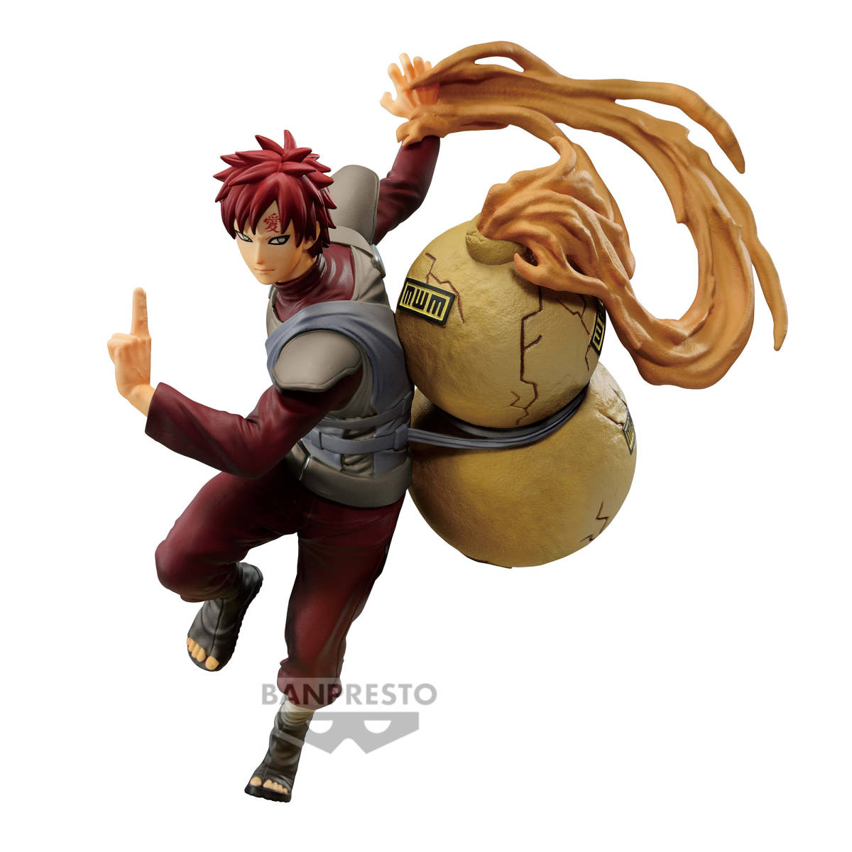 新品 未開封 Naruto ナルト 疾風伝 海外限定 Banpresto Figure Colosseum BFC 造形忍界大戦 我愛羅 Gaara フィギュア Bandai Spirits_画像7