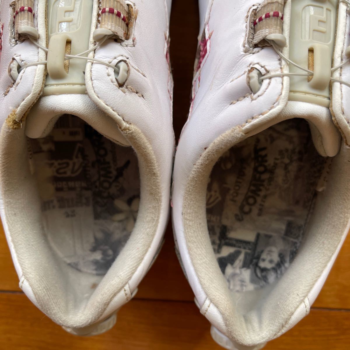 бесплатная доставка FootJoy GOLF foot Joy WOMEN шиповки обувь BOA dial искусственная кожа водонепроницаемый ksho человек g белый pinka-ga il рисунок ( сильно сниженная цена 24.5cm) б/у товар 