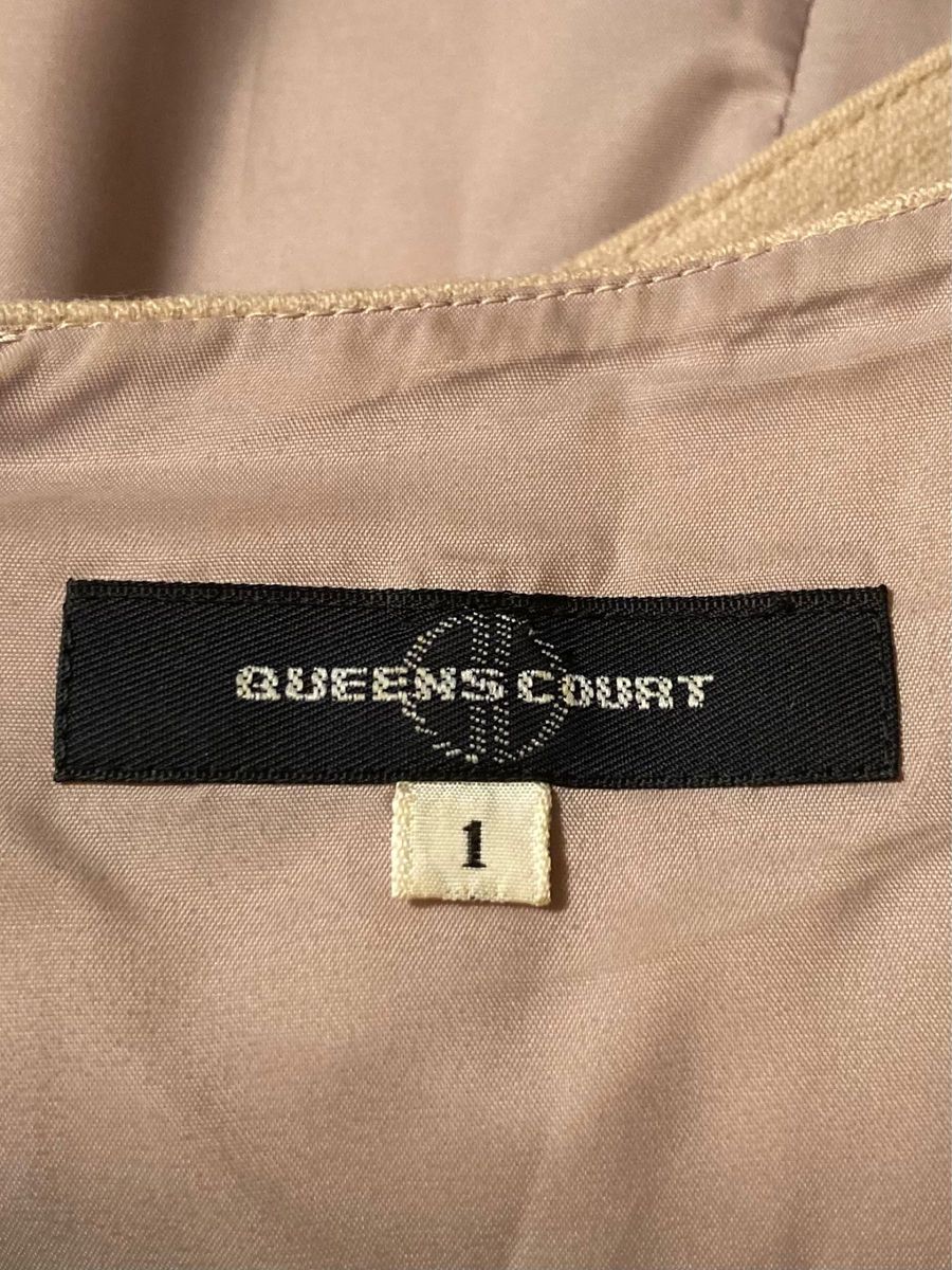 ★美品★レディースQUEENS COURTノースリワンピース1号