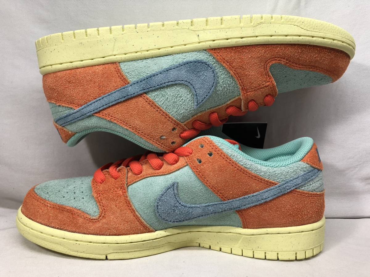 ■ NIKE SB DUNK PRO PRM Orange and Emerald Rise ナイキ ダンクロー オレンジ エメラルドライズ DV5429-800 27cm ●231104_画像5