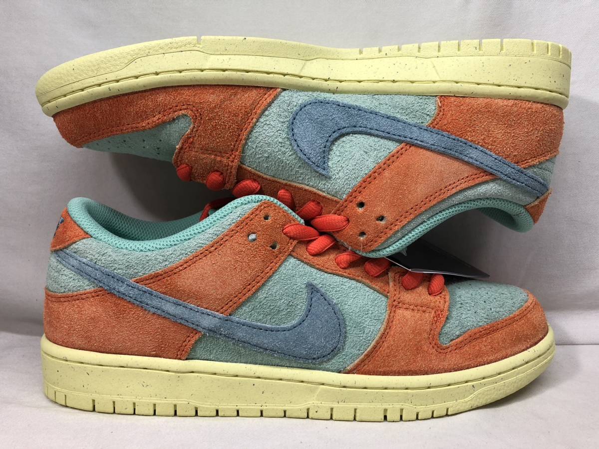 ■ NIKE SB DUNK PRO PRM Orange and Emerald Rise ナイキ ダンクロー オレンジ エメラルドライズ DV5429-800 27cm ●231104_画像4