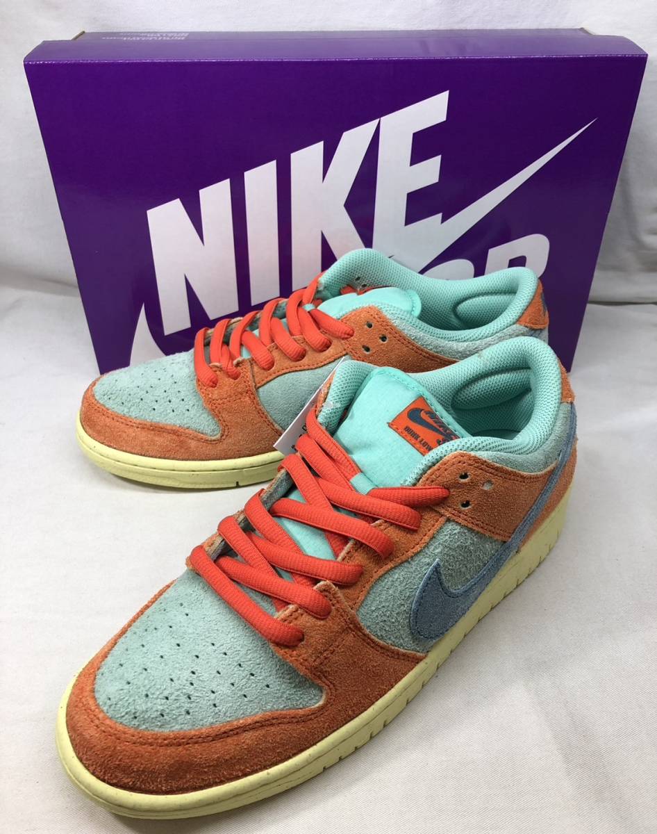 ■ NIKE SB DUNK PRO PRM Orange and Emerald Rise ナイキ ダンクロー オレンジ エメラルドライズ DV5429-800 27cm ●231104_画像1