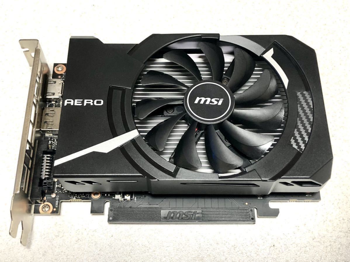 MSI GEFORCE GTX 1650 AERO ITX 4G OC GDDR5 正常動作品 美品_画像3