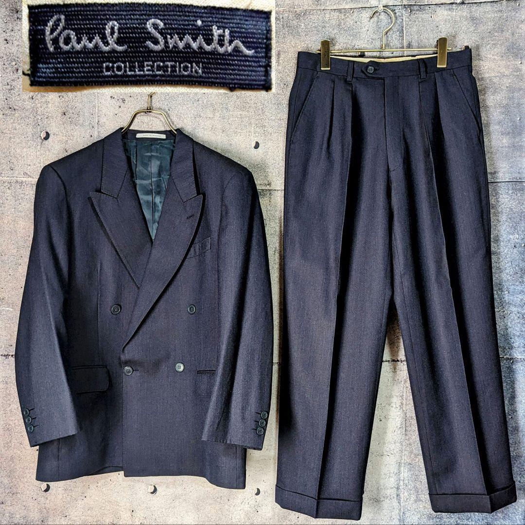 Paul Smith collection ダブルブレスト ツータック スーツ ポール