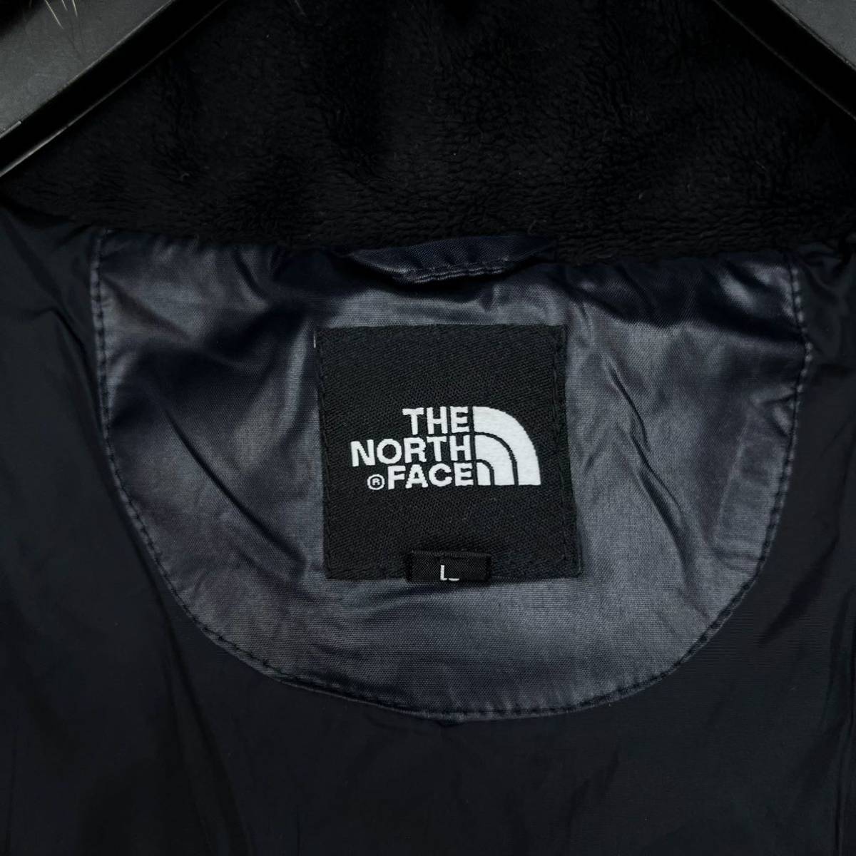 美品希少 ノースフェイス ダウンジャケット レディースL ファーフード着脱可 ブラック THE NORTH FACE 600フィル ヌプシ バルトロライト_画像10