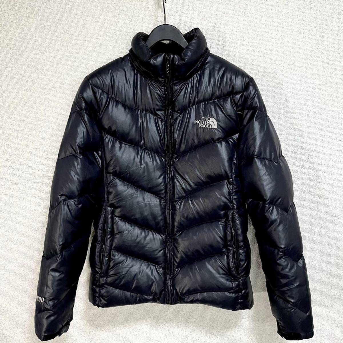 美品希少 ノースフェイス ダウンジャケット レディースL ファーフード着脱可 ブラック THE NORTH FACE 600フィル ヌプシ バルトロライト_画像2