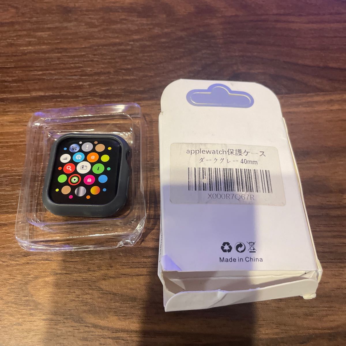 c16 Apple Watch 40mm ケース, 全面保護 耐衝撃 ソフトTPUウォッチケースシンプルファッション　Apple Watchに最適(40mm, 深灰色、グレー)